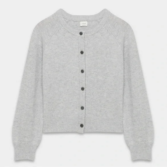 EUC Aritzia Wilfred Cashmere-Blend Cardigan sz MEDIUM - Picture 8 of 11